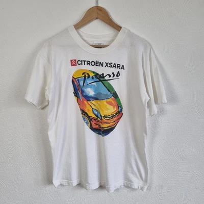 £24.95 • Buy Citroen Xsara Picasso T Shirt Mens Large White Art Car Promotional Retro Graphic