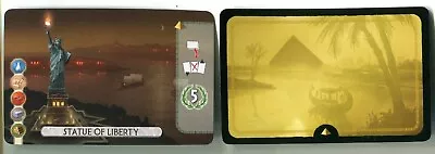 Asmodee 7 Wonders DUEL Statue Of Liberty Promo Location Card Version 1 • £9.51