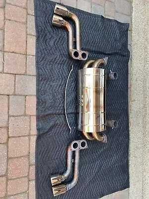 Ferrari 360 Tubi Exhaust System With Muffler And Side Pipes - Own The Best! • $1250