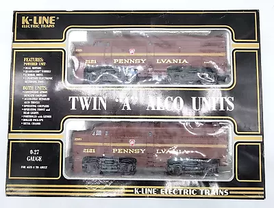 K-Line Pennsylvania Twin  A  Alco Units Powered & Dummy Unit O-27 • $149.99