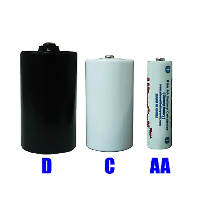 D Cell C Cell AA Cell Dummy Battery Spacer Adapter Converter. • $3.15