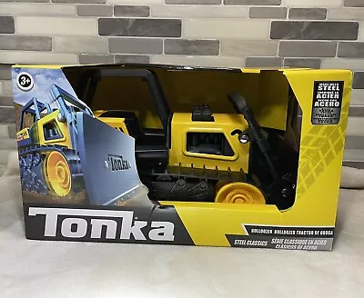 Authentic Tonka Tough Steel Classics Bulldozer Children Construction Toy 3 & Up • $19.99