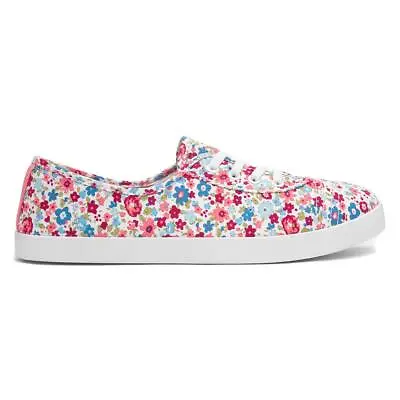 Lilley Womens Canvas Multi-Coloured Adults Slip On Shoes Floral Pippa SIZE • £7.99