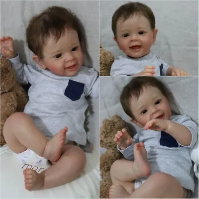 24  Life Reborn Dolls Baby Soft Vinyl Silicone Realistic Newborn Boy Xmas Gifts • $79.83