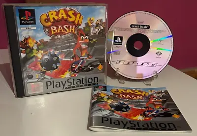 Crash Bash Platinum Sony PS1 (One) Game | VGC | Complete With Instruction Manual • £27.95