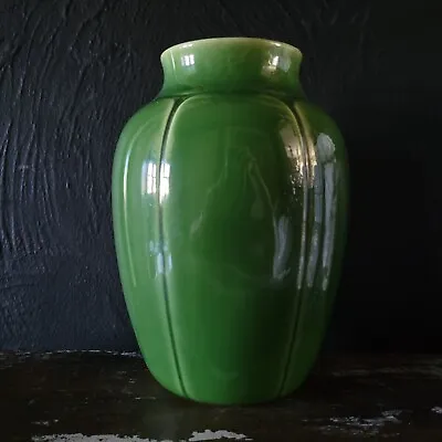 Vintage Martha Stewart Everyday MSE 8.25  Green Pottery Vase • £46.28