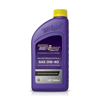 £13.40 • Buy Royal Purple API 0w40 Fully Synthetic Performance Engine Oil