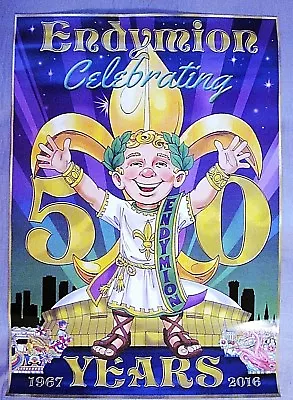 KREWE Of ENDYMION   2016  CORONATION BALL SOUVENIR THEME POSTER - QUEEN - MAIDS • $12.95