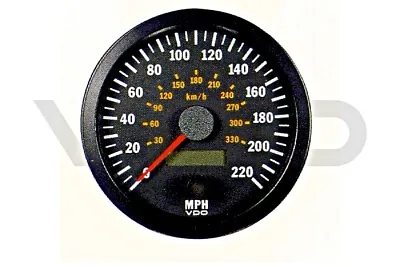 VDO Cockpit Vision Speedometer Gauge 100mm 4  320 Km/h 220 Mph 437-015-009G • $282.35