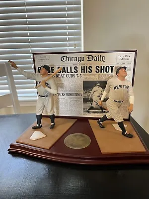 Danbury Mint Babe Ruth Called Homerun Shot Figurine Statue Yankees 1932 In Box • $350