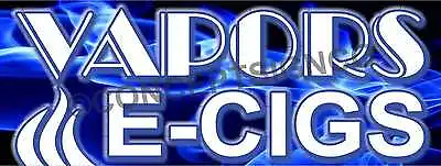 3'x8' VAPORS E-CIGS BANNER Signs LARGE Smoke Shop Electronic Cigarettes Vape • $55