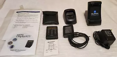 Supra Display Key Real Estate IBox Ready Cradle Charging Manual Leather Case CD • $8