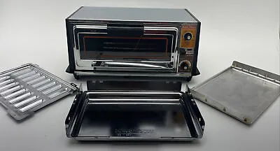 Vintage GE General Electric Toast N' Broil Toast R Oven With Trays • $74.95