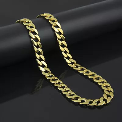 Men's 30  Hip Hop Empire Chunky Cuban Link Chain Bling Long Necklace Gifts Gold • $15.99