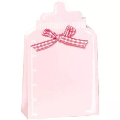 24 X Pink Girl Baby Bottles Favour Boxes Bomboniere Baby Shower Baptism Birthday • $13.60