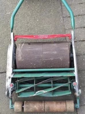 Vintage Ransomes Ajax Mk5 12  Push Lawn Mower Breaking For Parts • £5