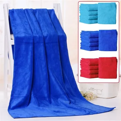 Extra Large Microfibre Lightweight Beach Towel Quick Dry Travel Towel Bath Sheet • £4.99