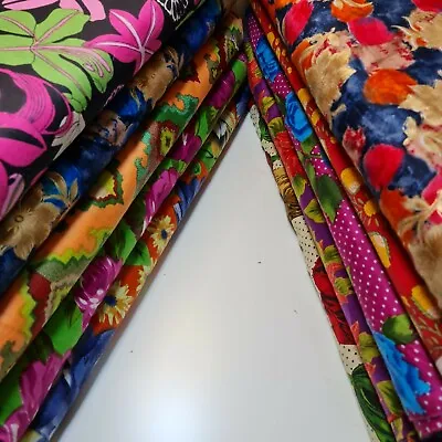 £1.99 • Buy *Clearance* 100% Cotton Lawn Floral Material Soft Dress Craft Fabric 44  Meter
