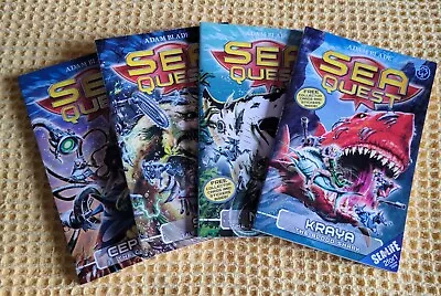 SeaQuest Books 1-4 Adam Blade • £3