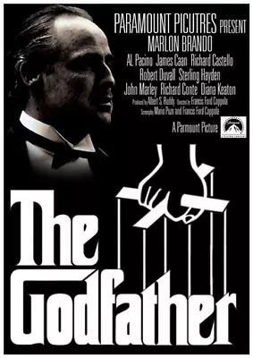 The Godfather 1972 Marlon Brando Al Pacino Movie Poster 24x34 Inches • $22.99