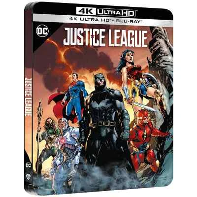 $129.99 • Buy DC Justice League 4K Ultra HD HDR Blu-ray Limited Steelbook Edition BRAND NEW