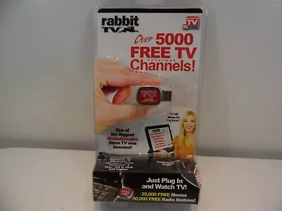 Rabbit Tv Internet Tv On The Go(885g4) 5000 Channels On Any Lap Top Or Computer  • $12.50