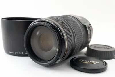 CANON EF 75-300mm F/4-5.6 IS USM Lens [Exc W/ET-64II Hood Japan [835] • $469.57