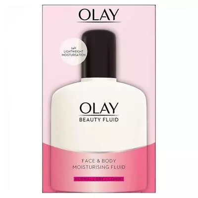 3 X Olay Beauty Fluid Face & Body Moisturising Fluid Normal/Dry/Combo 100ml • £21.75