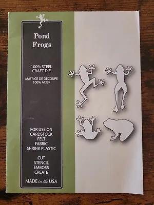 Pond Frogs Poppystamps Memory Box 2015 • $6