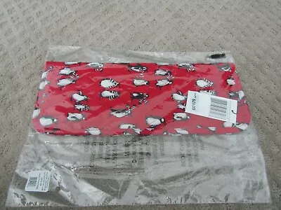 Vera Bradley Curling & Flat Iron Cover Travel Case In Playful Penguins Red NWT • $14.99