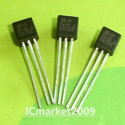 5 PCS VP2410L TO-92 VP2410 P-Channel 240-V (D-S) MOSFET Transistor • $6.99