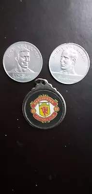 Bobby Charlton & Jack  Charlton  And A Manchester United  Medal  / Token • £3.99