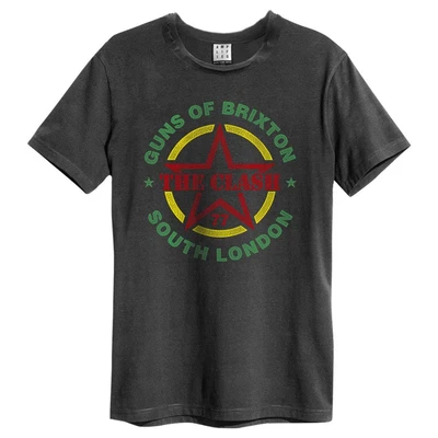 £28.59 • Buy Amplified Unisex Adult Guns Of Brixton The Clash T-Shirt GD695
