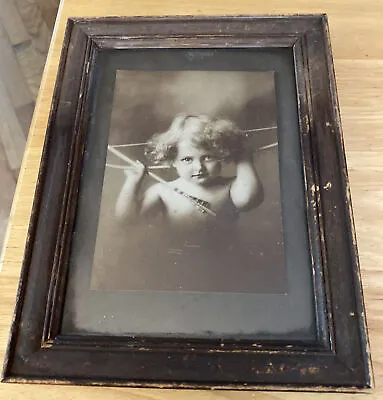 Vintage Framed Cupid Awake  (8 1/2” X 6” X 1/2”) Copyright 1897 - M.B. Parkinson • $9.99