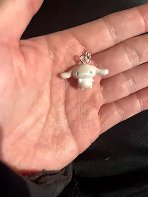 Vintage Sanrio Characters Cinnamoroll Mini Figure Keychain Clasp • $14