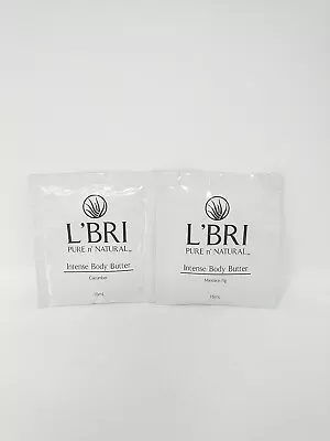 L'BRI Pure N' Natural Intense Body Butter  Cucumber Travel Packets 15ml Each New • $8.99