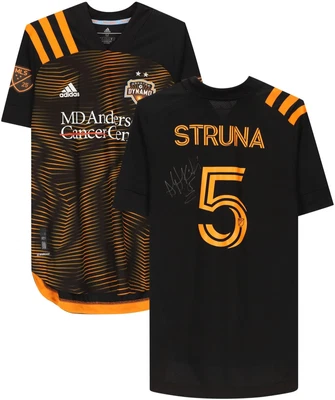 £287.20 • Buy Kiki Struna Houston Dynamo Signed Match-Used #5 Black Jersey - 2020 MLS Season