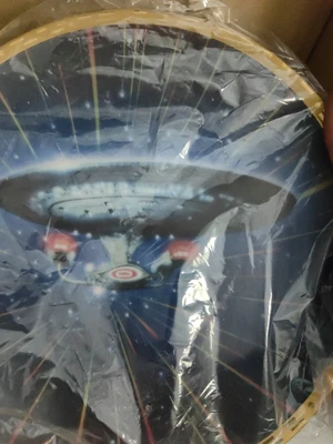 £12 • Buy Brand New Star Trek USS Enterprise NCC-1701-D Voyagers Collector Plate 