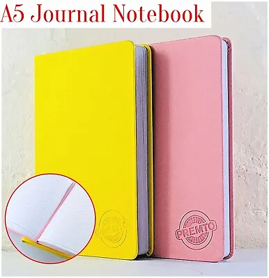 A5 Hardback Notebook 80GSM Journal Writing Notepad Book Home Office Notes Diary • £4.94