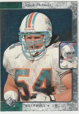 $12.99 • Buy Zach Thomas 1996 Upper Deck Sp Rookie Card #91 Miami Dolphins