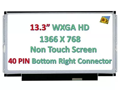 13.3 1366x768 LED Screen For CHI MEI N133BGE-L41 REV.C1 LCD LAPTOP N133BGE-L41 • $59.98