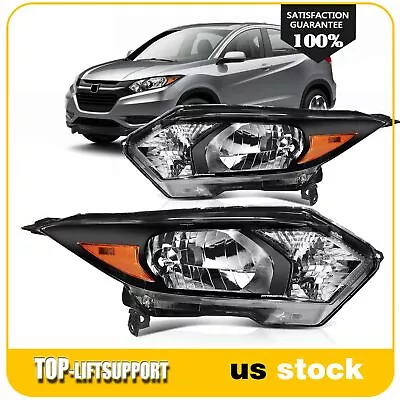 Fits 2016-2018 Honda HRV HR-V Headlights Assembly Headlamps Pair Left + Right • $142.88