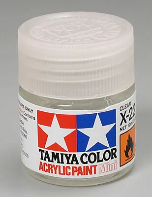 $2.90 • Buy Tamiya Acrylic X-22 Clear Paint Jar 81522