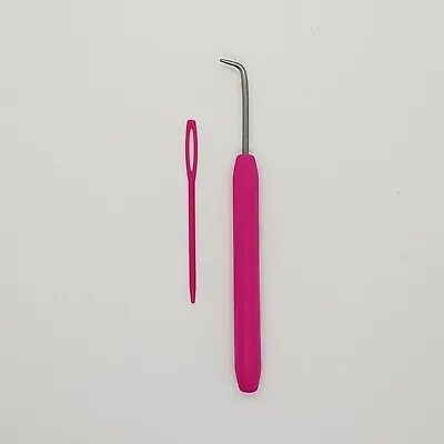 £3.55 • Buy French Knitting Hook & Needle Set Colour Hot Pink Loom Hook