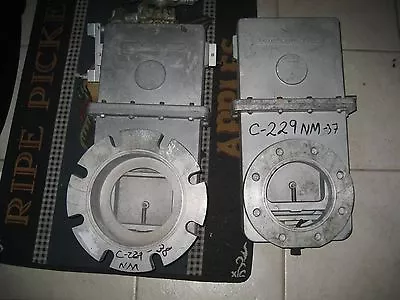 $449.99 • Buy VRC Vacuum Research Company HUGE Hyvac Gate Valve LOT Of 2  21  Mortorized