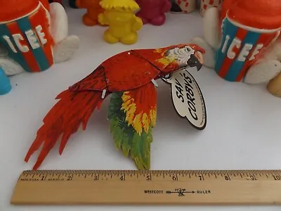 Vintage 1950's-60's Say Corby's Whiskey Parrot Honeycomb Sign Never Used !!!!!! • $24.99