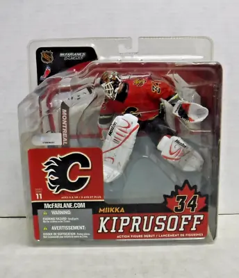 Miikka Kiprusoff 34 Flames NHL Series 11 McFarlane Hockey Figure 021424AST5 • $24.04