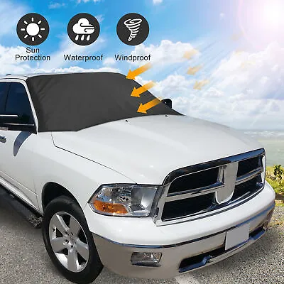 Magnetic Windshield Cover Snow Ice Protector For Truck 94 X 57.4 Inches • $13.99