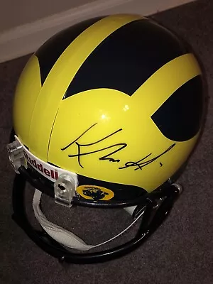 Khaleke Hudson Signed Michigan Wolverines Full Size Football Helmet Proof Coa • $284.99