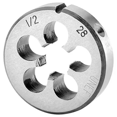 1/2 28 Unef Round Threading Die 1/2 X 28 Unef Machine Thread Die Right Ha • $14.06